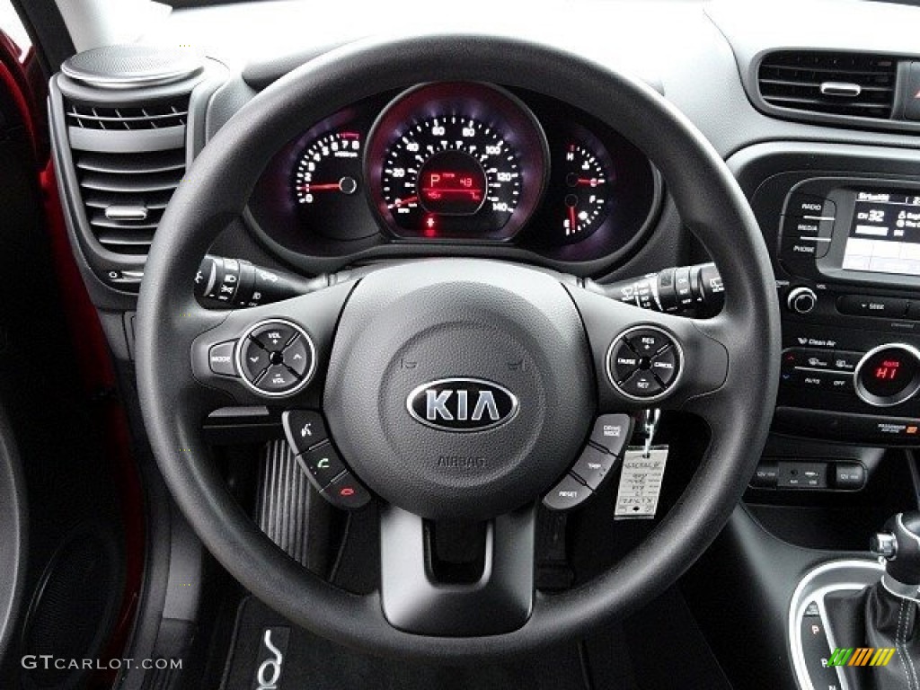 2017 Kia Soul + Black Steering Wheel Photo #118761602