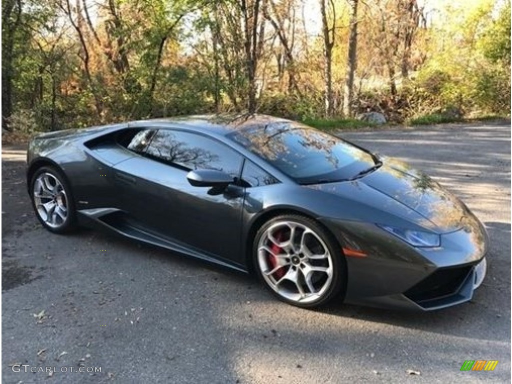 Grigio Lynx Metallic 2015 Lamborghini Huracan LP 610-4 Exterior Photo #118763170