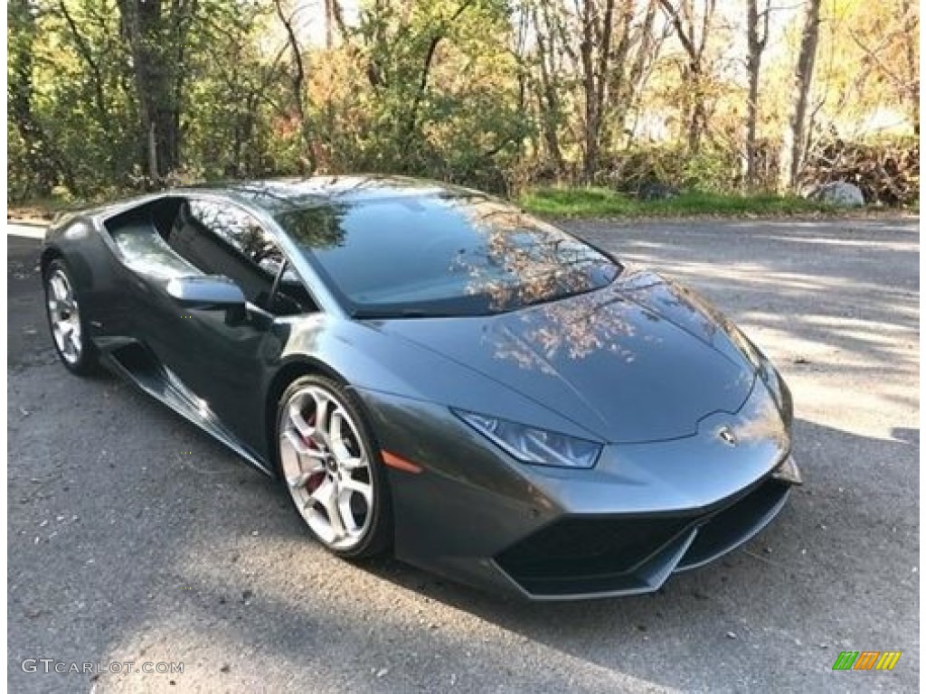 Grigio Lynx Metallic 2015 Lamborghini Huracan LP 610-4 Exterior Photo #118763186