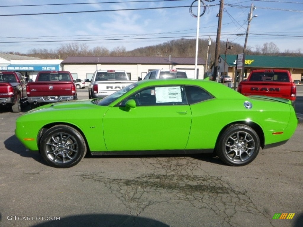 2017 Challenger GT AWD - Green Go / Black photo #2