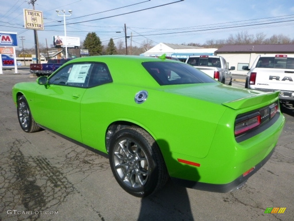 2017 Challenger GT AWD - Green Go / Black photo #4