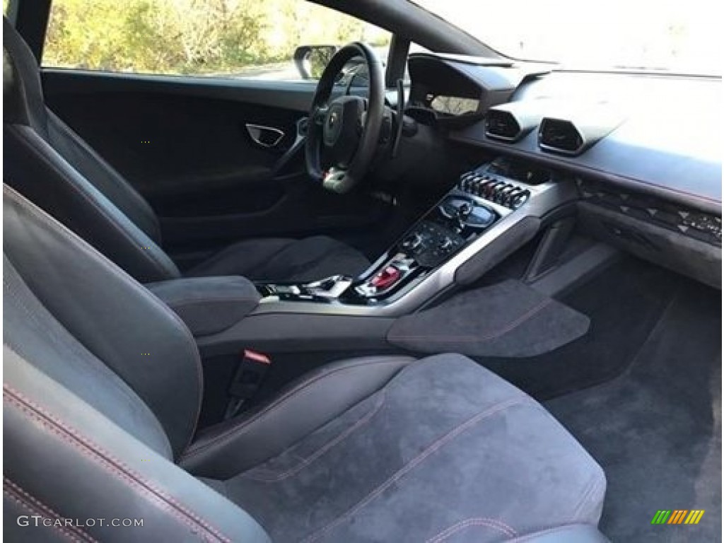 Grigio Cronus/Nero Ade Interior 2015 Lamborghini Huracan LP 610-4 Photo #118763254