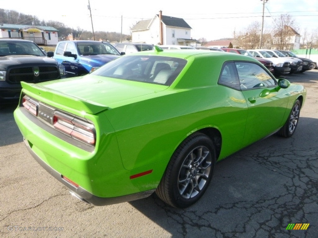 2017 Challenger GT AWD - Green Go / Black photo #6