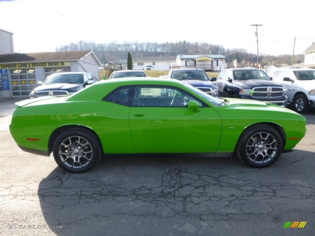 2017 Challenger GT AWD - Green Go / Black photo #7