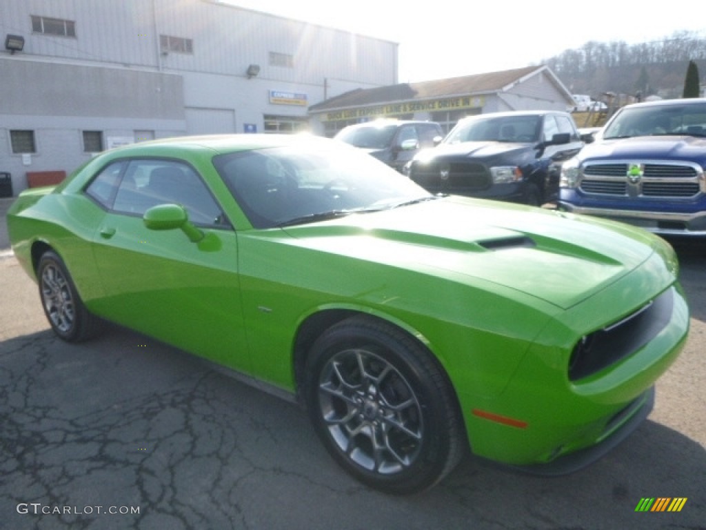 2017 Challenger GT AWD - Green Go / Black photo #12