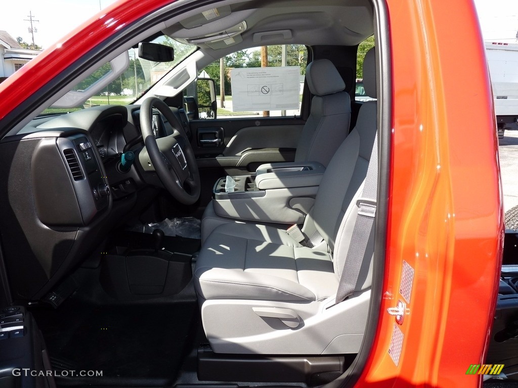 Dark Ash/Jet Black Interior 2017 GMC Sierra 3500HD Regular Cab Chassis 4x4 Photo #118764007