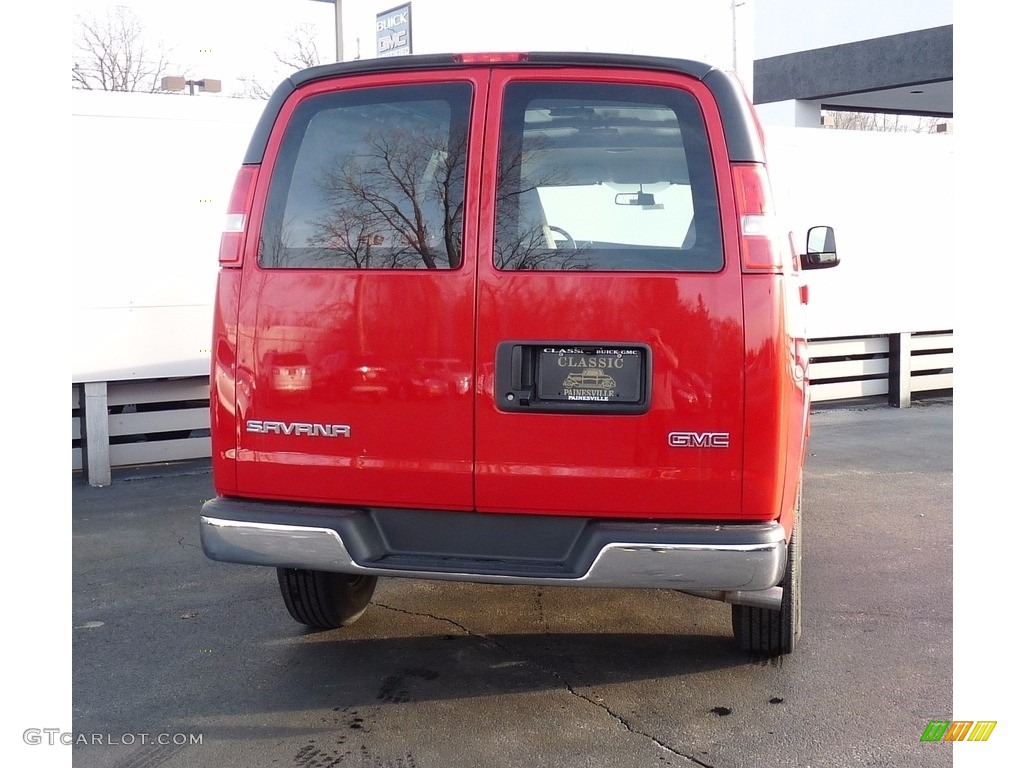 2017 Savana Van 2500 Cargo - Cardinal Red / Medium Pewter photo #3