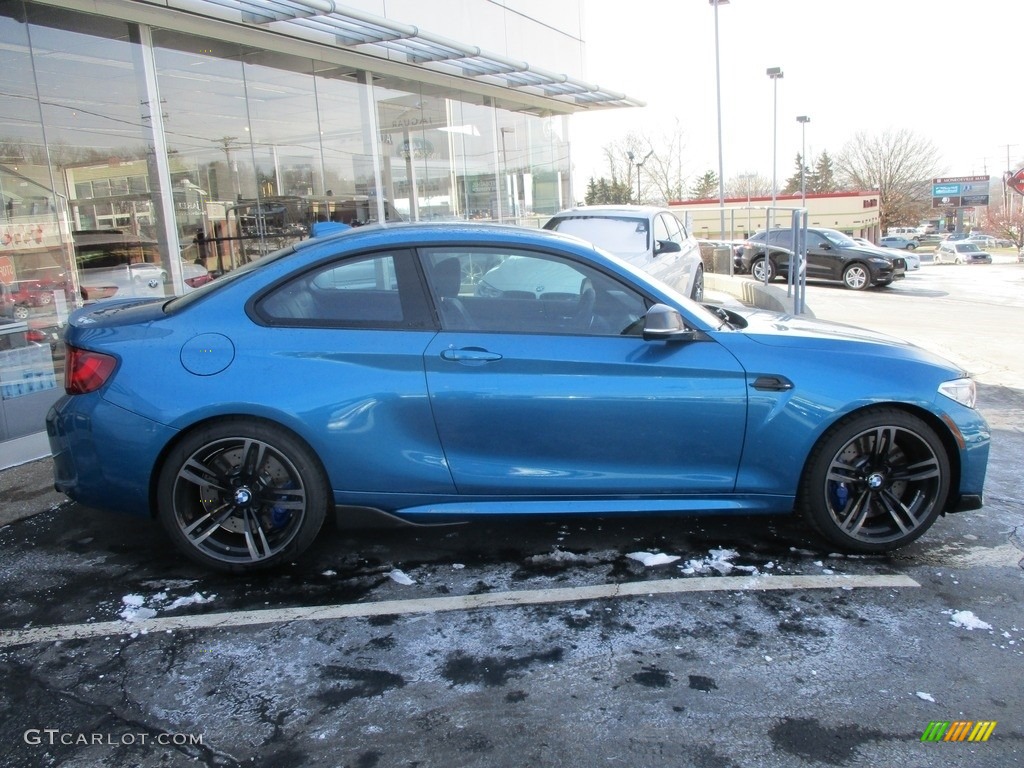 2017 M2 Coupe - Long Beach Blue Metallic / Dakota Black/Blue Highlight photo #2