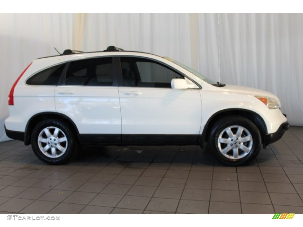 2008 CR-V EX-L - Taffeta White / Gray photo #3