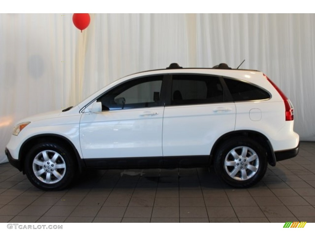 2008 CR-V EX-L - Taffeta White / Gray photo #5