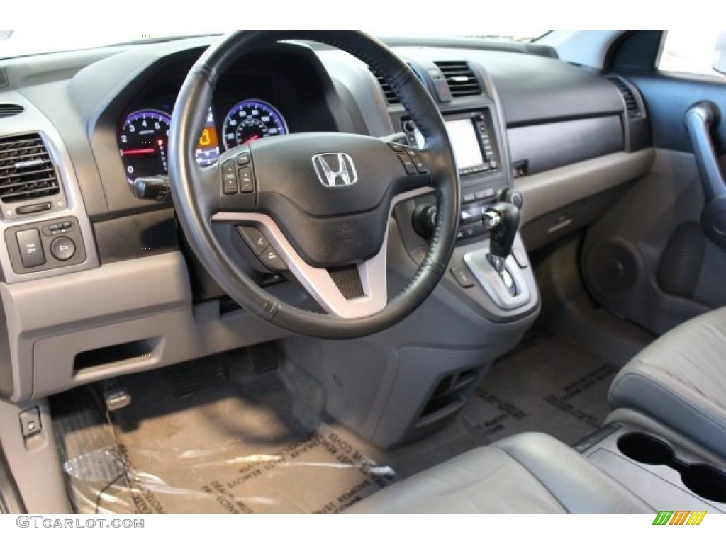 2008 CR-V EX-L - Taffeta White / Gray photo #11