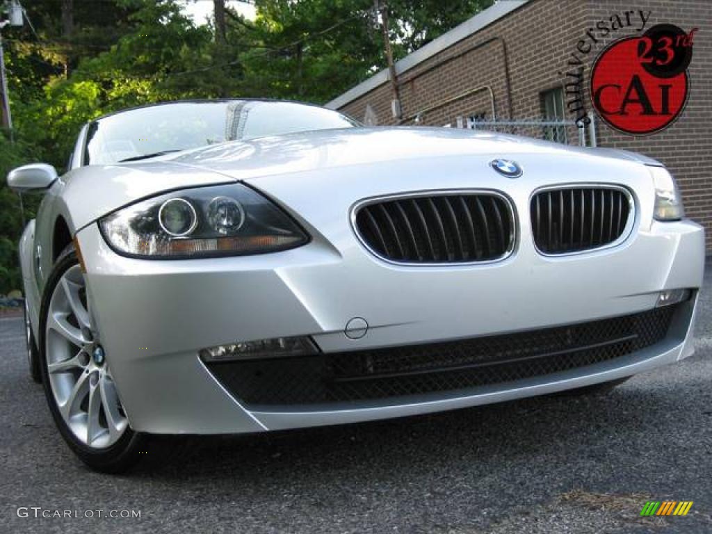 2006 Z4 3.0i Roadster - Titanium Silver Metallic / Beige photo #1