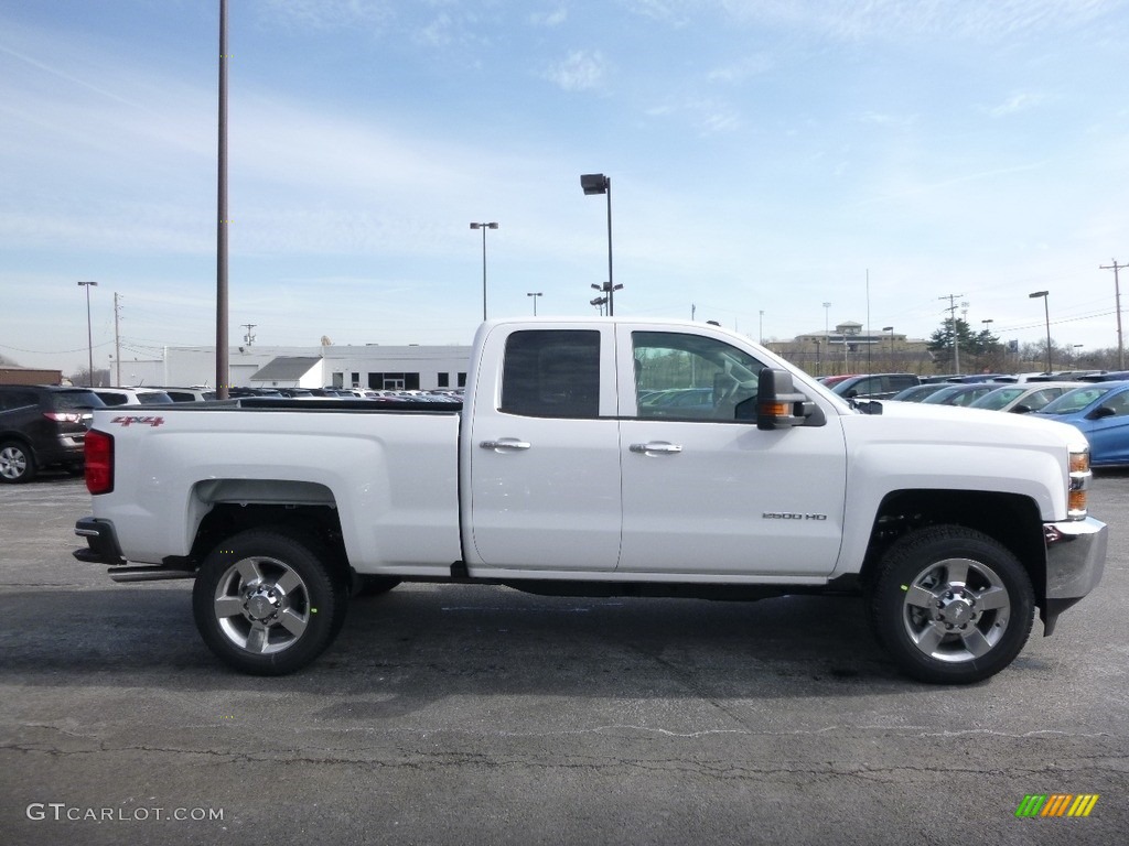 Summit White 2017 Chevrolet Silverado 2500HD Work Truck Double Cab 4x4 Exterior Photo #118767784