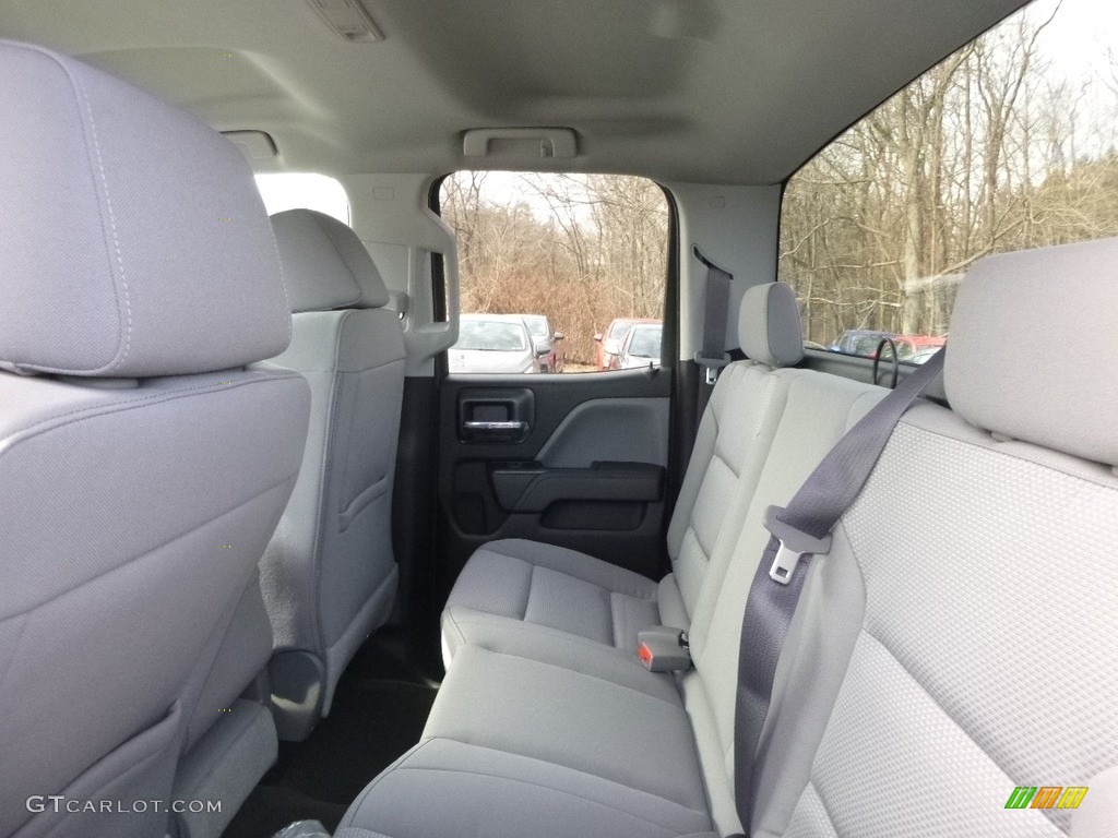 2017 Chevrolet Silverado 2500HD Work Truck Double Cab 4x4 Rear Seat Photo #118768000