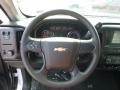 Dark Ash/Jet Black 2017 Chevrolet Silverado 2500HD Work Truck Double Cab 4x4 Steering Wheel