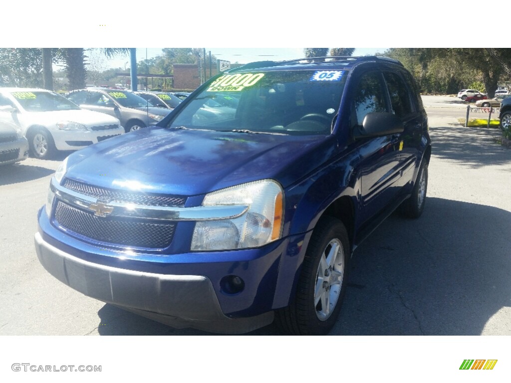 2005 Equinox LT - Laser Blue Metallic / Light Gray photo #7