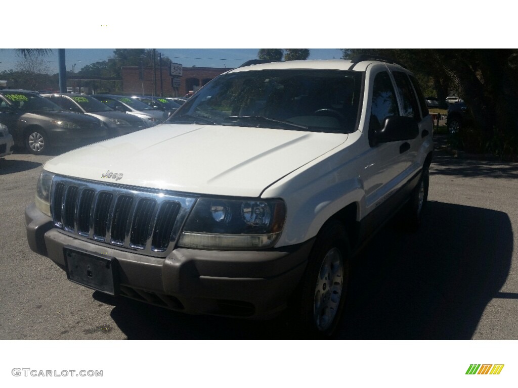2003 Grand Cherokee Laredo - Stone White / Dark Slate Gray photo #7