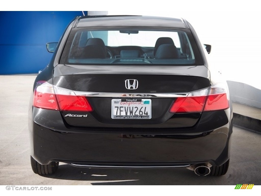 2014 Accord LX Sedan - Crystal Black Pearl / Black photo #9