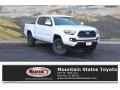 2017 Super White Toyota Tacoma SR5 Double Cab 4x4  photo #1