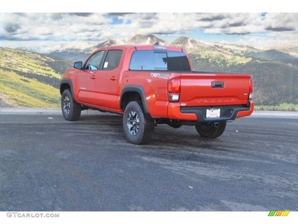 2017 Tacoma TRD Off Road Double Cab 4x4 - Inferno Orange / TRD Graphite photo #3