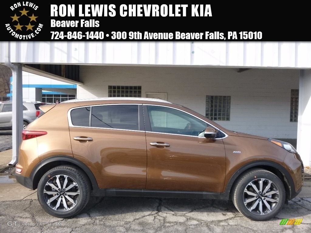 Burnished Copper Kia Sportage