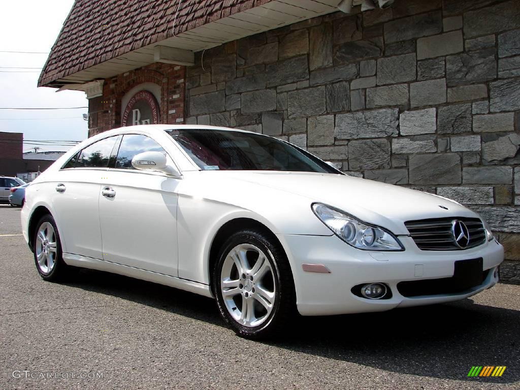 2006 CLS 500 - Alabaster White / Sunset Red photo #1