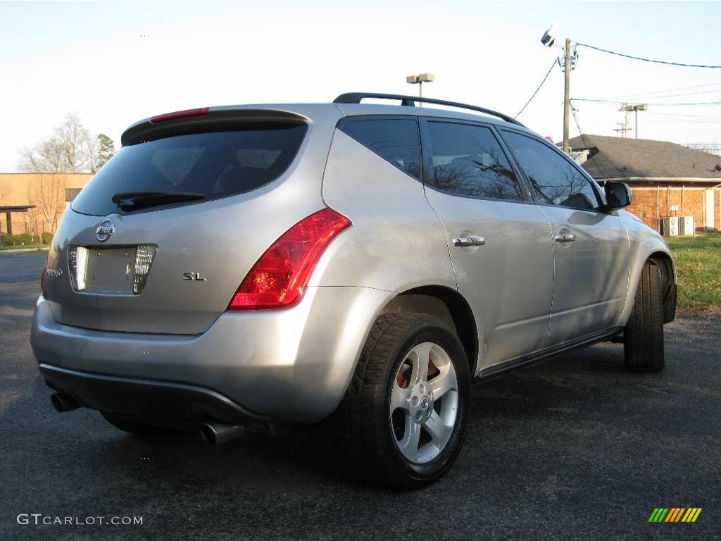 2005 Murano SL - Sheer Silver Metallic / Cafe Latte photo #8