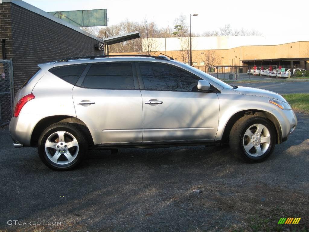 2005 Murano SL - Sheer Silver Metallic / Cafe Latte photo #9