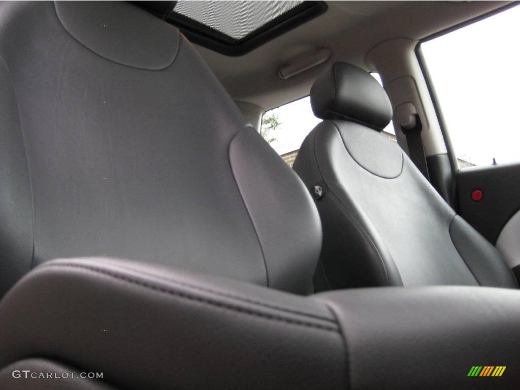 Black/Panther Black Interior 2006 Mini Cooper Hardtop Photo #11877434