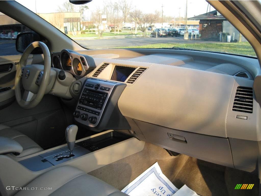 2005 Murano SL - Sheer Silver Metallic / Cafe Latte photo #19