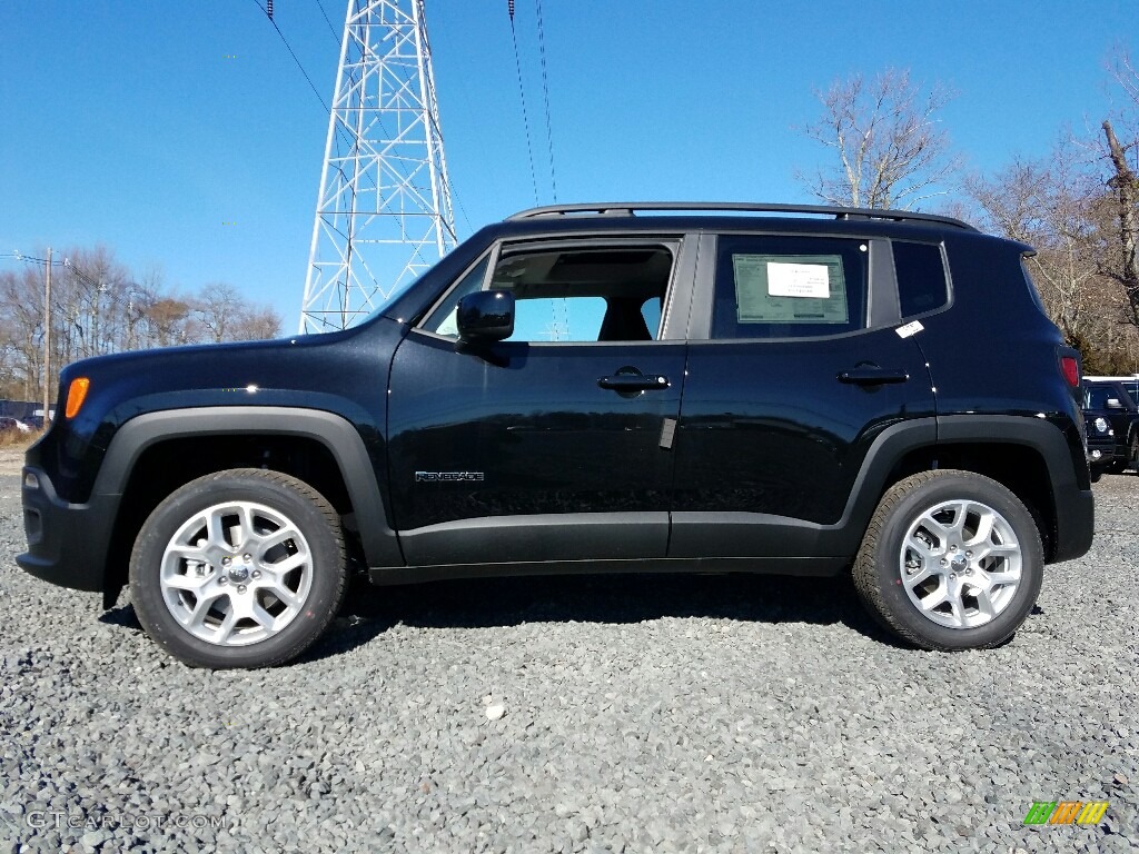 2017 Renegade Latitude 4x4 - Black / Black photo #3