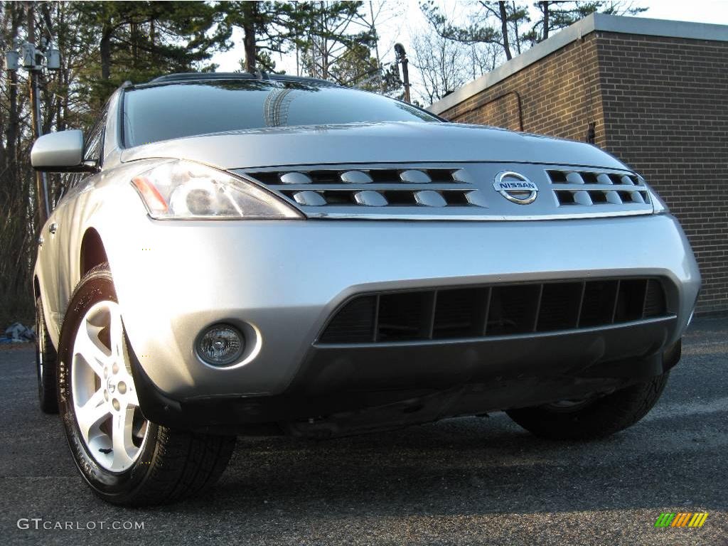 2005 Murano SL - Sheer Silver Metallic / Cafe Latte photo #27