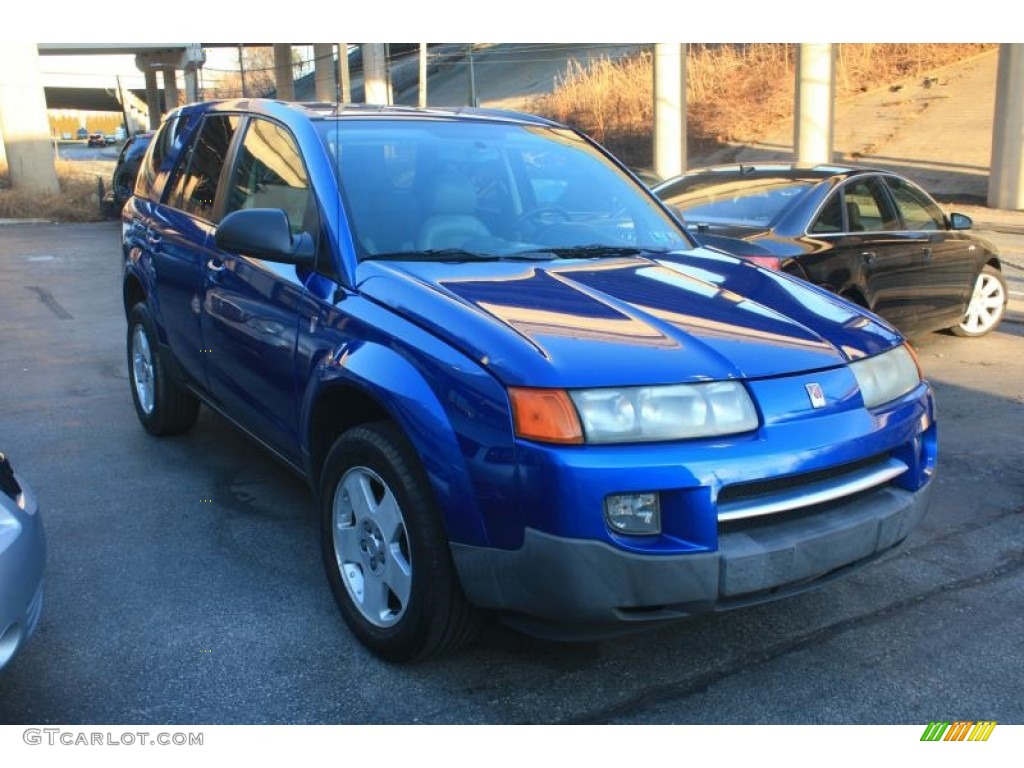 2004 VUE V6 AWD - Electric Blue / Gray photo #3