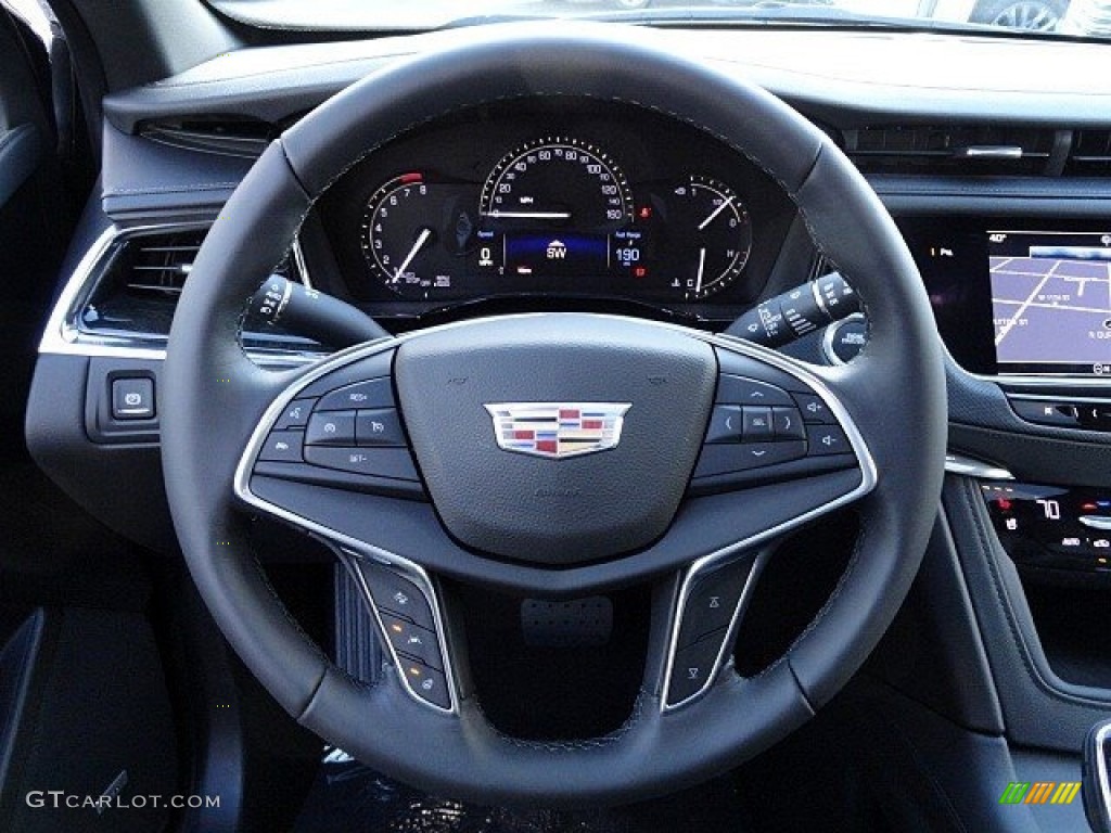 2017 Cadillac XT5 Luxury Carbon Plum Steering Wheel Photo #118782640