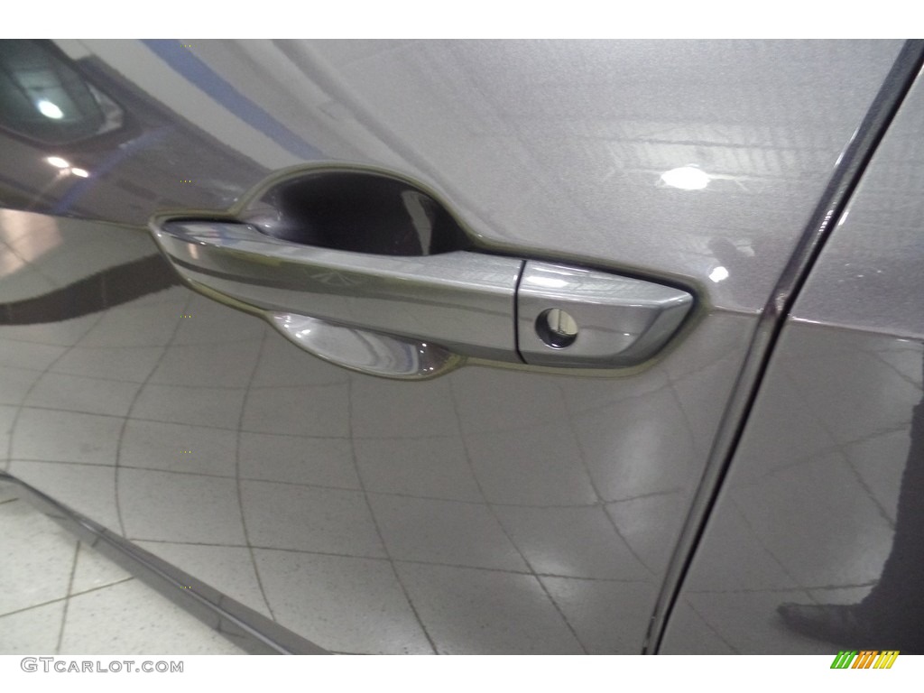 2017 Civic LX Sedan - Modern Steel Metallic / Gray photo #10