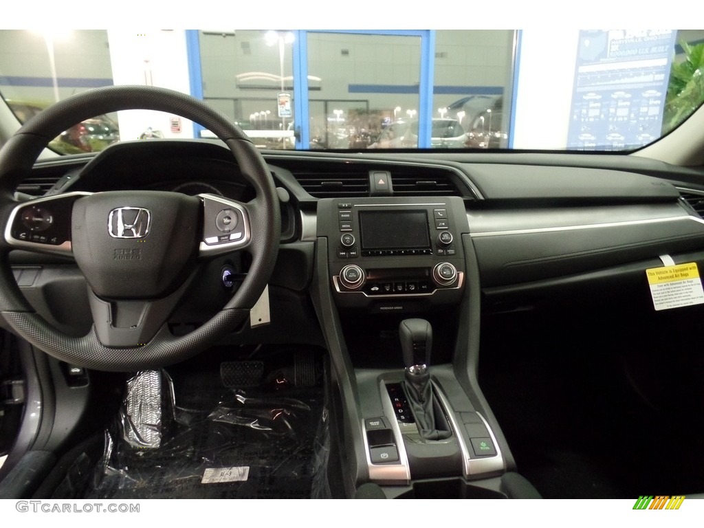 2017 Civic LX Sedan - Modern Steel Metallic / Gray photo #13