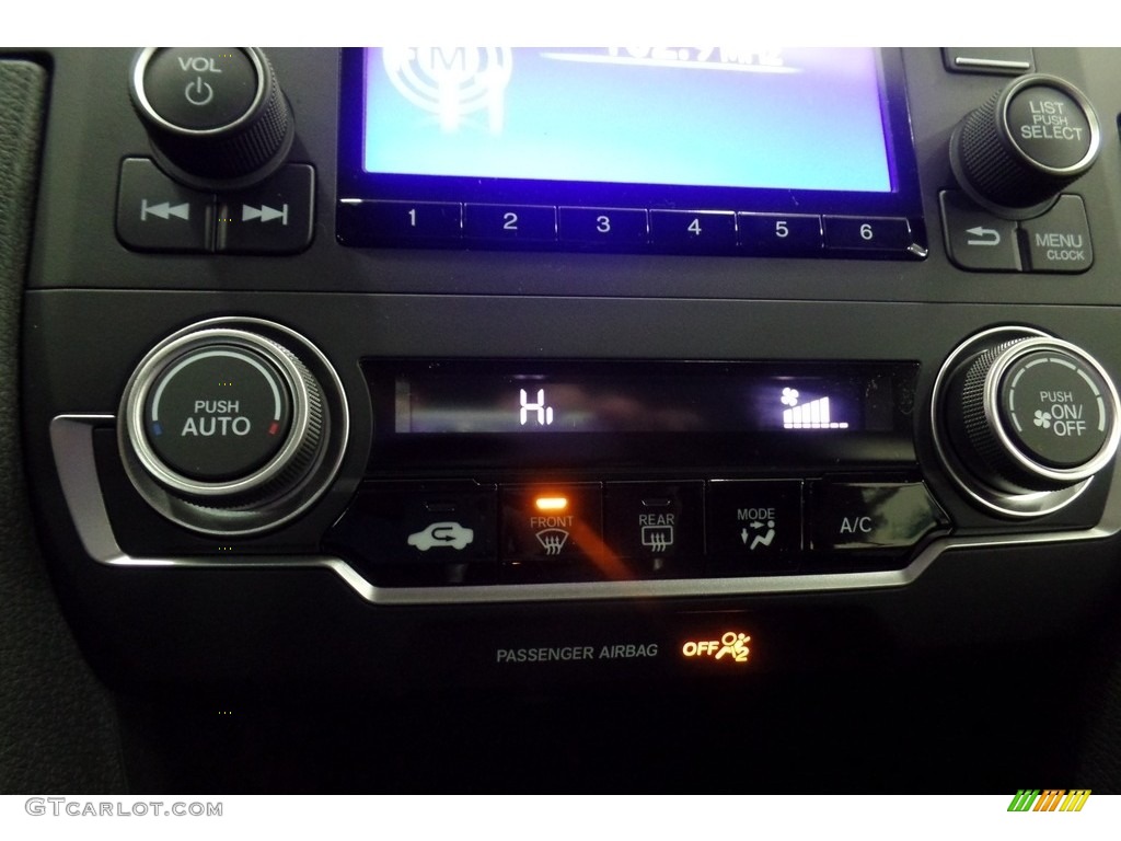 2017 Civic LX Sedan - Modern Steel Metallic / Gray photo #18