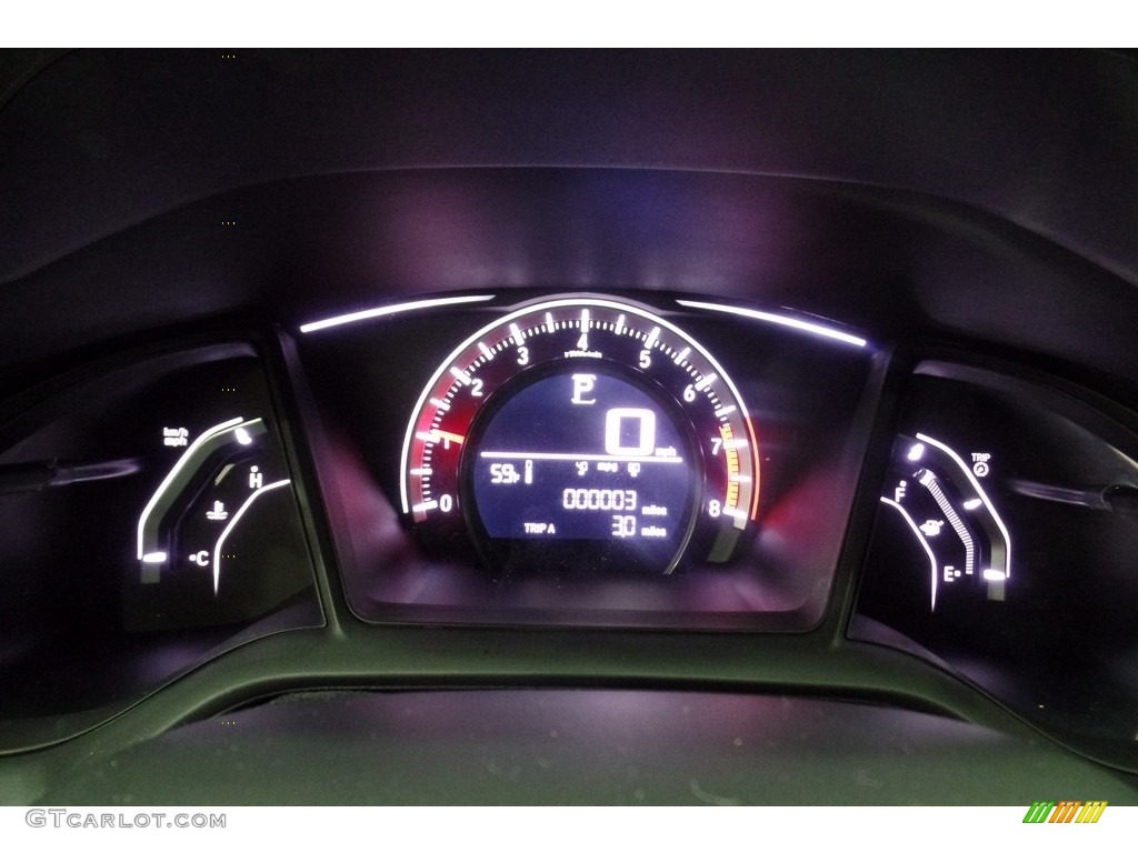 2017 Civic LX Sedan - Modern Steel Metallic / Gray photo #19