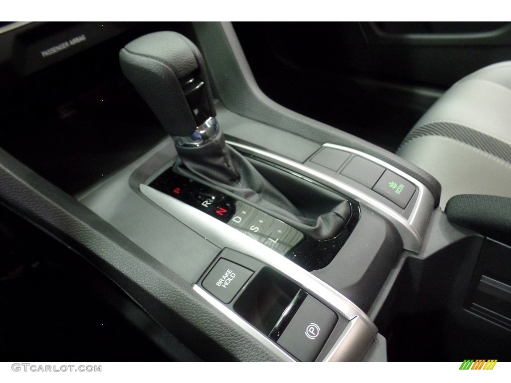 2017 Civic LX Sedan - Modern Steel Metallic / Gray photo #20