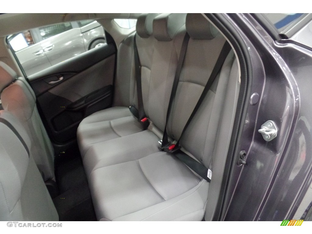 2017 Civic LX Sedan - Modern Steel Metallic / Gray photo #26