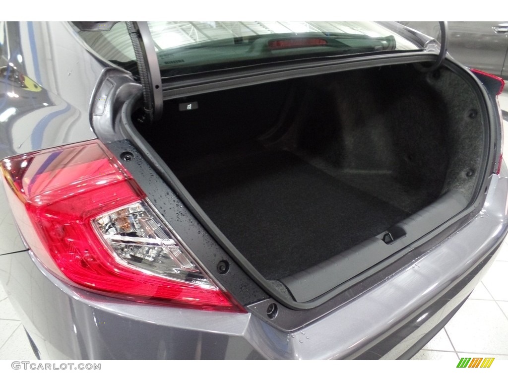 2017 Civic LX Sedan - Modern Steel Metallic / Gray photo #28