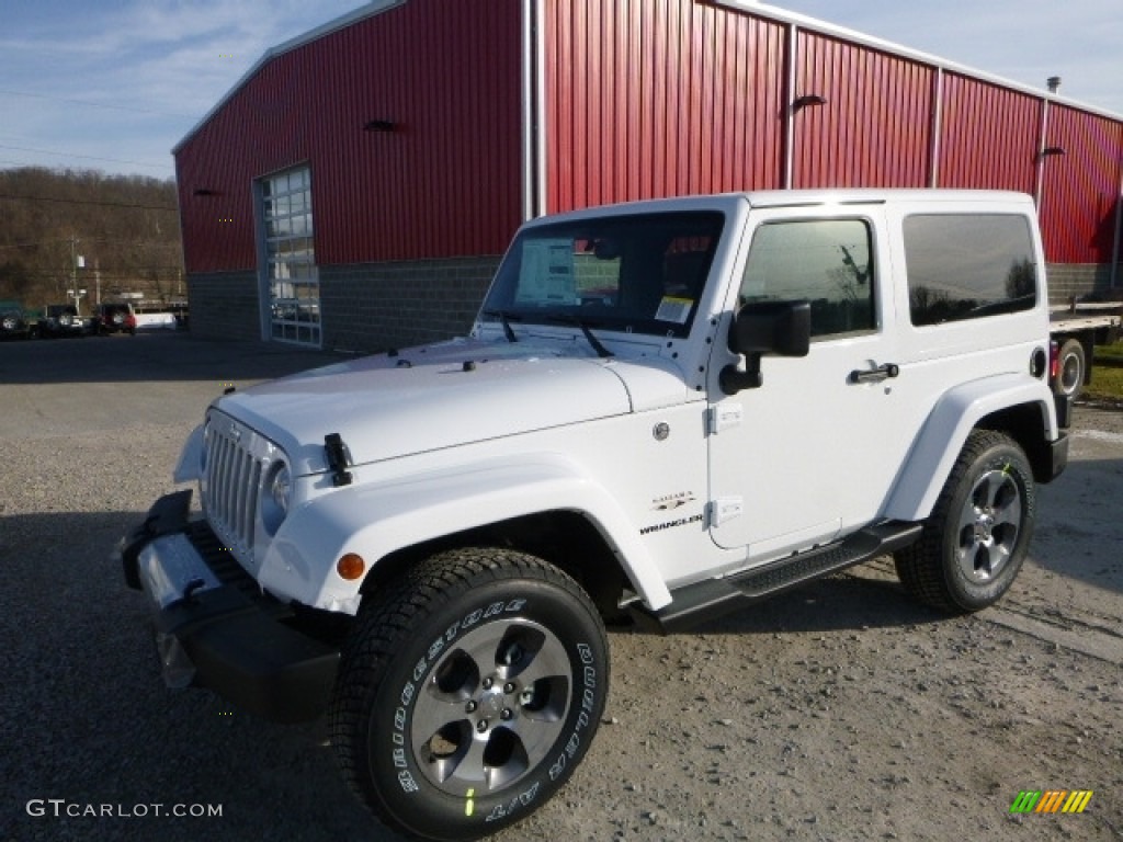 Bright White Jeep Wrangler