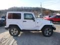 2017 Bright White Jeep Wrangler Sahara 4x4  photo #10