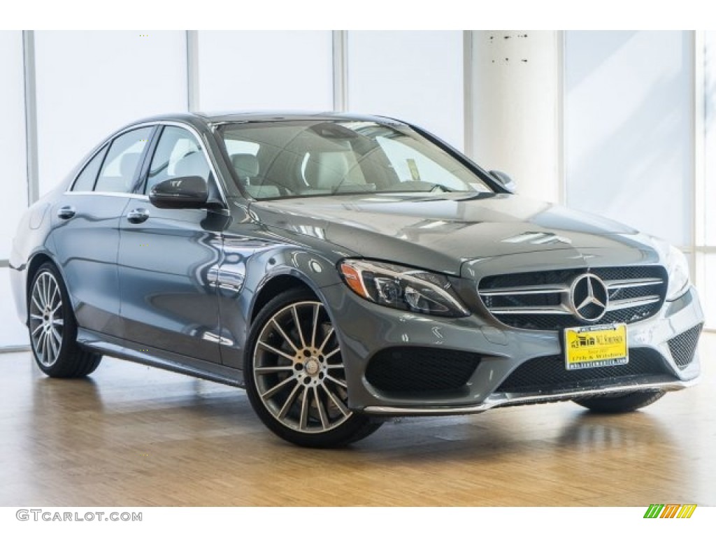 Selenite Grey Metallic 2017 Mercedes-Benz C 300 Sedan Exterior Photo #118785682