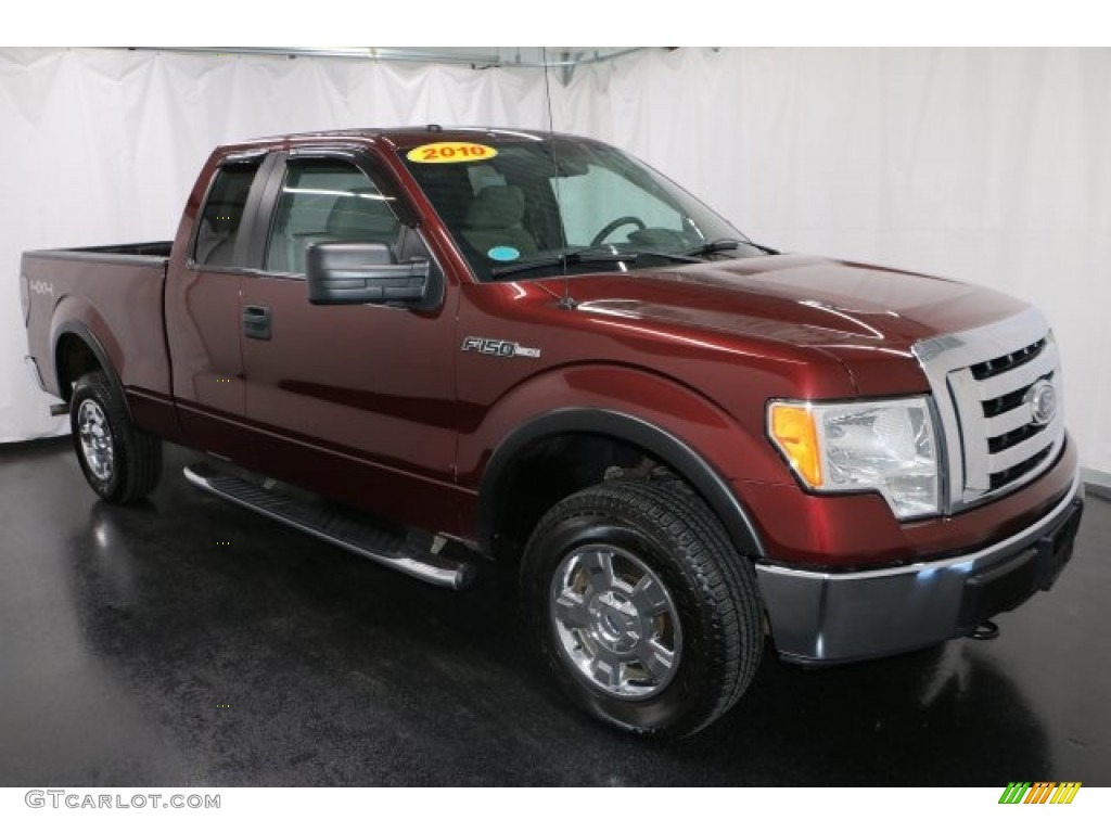 Royal Red Metallic 2010 Ford F150 XLT SuperCab 4x4 Exterior Photo #118785937