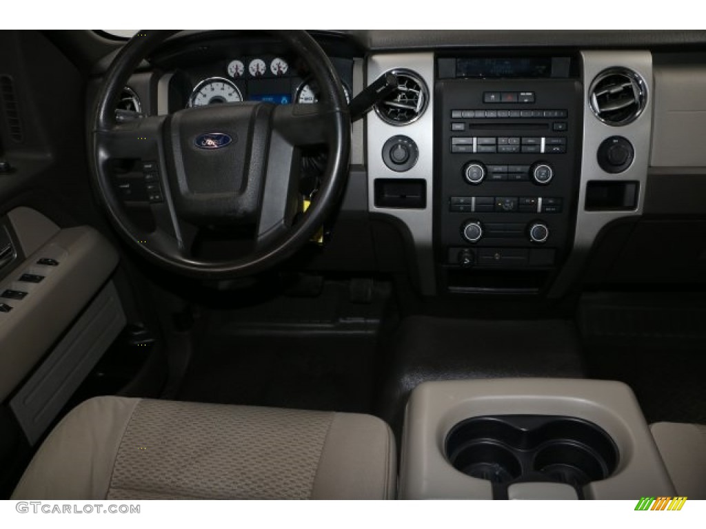 2010 F150 XLT SuperCab 4x4 - Royal Red Metallic / Medium Stone photo #2