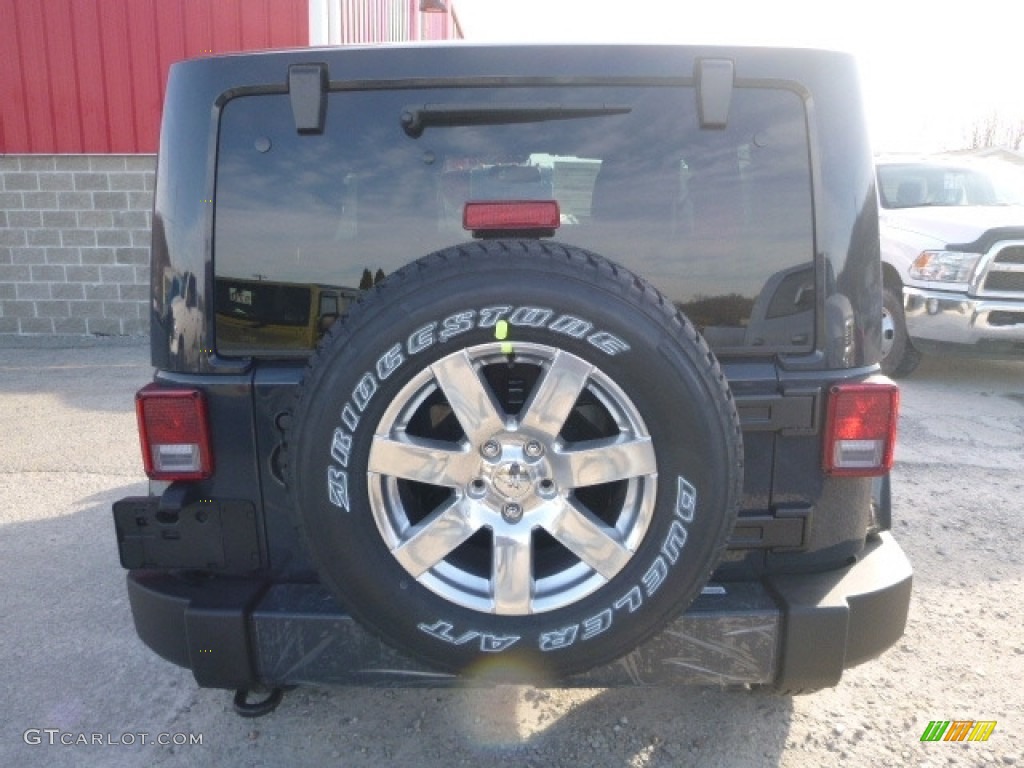 2017 Wrangler Sahara 4x4 - Rhino / Black/Dark Saddle photo #5