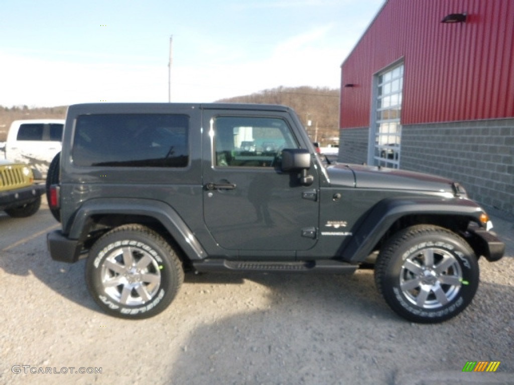 2017 Wrangler Sahara 4x4 - Rhino / Black/Dark Saddle photo #7