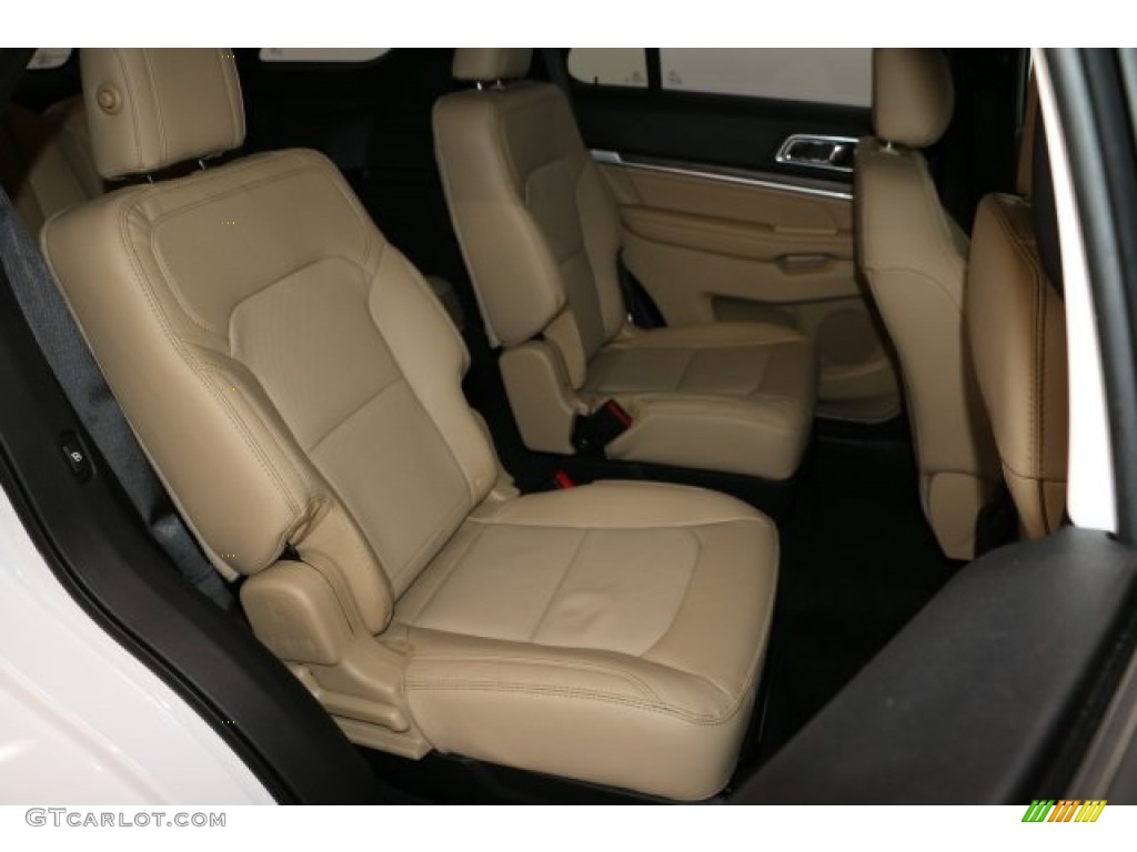 2017 Explorer Limited 4WD - White Platinum / Medium Light Camel photo #4