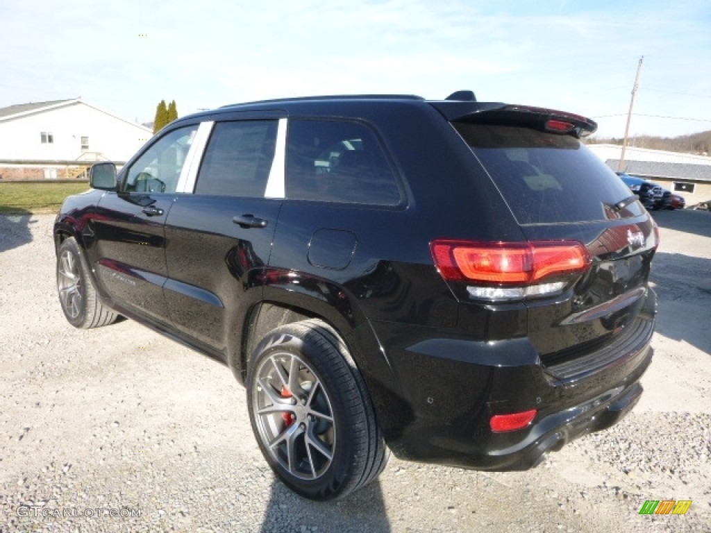 2017 Grand Cherokee SRT 4x4 - Diamond Black Crystal Pearl / Black/Sepia photo #5